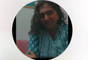 AI Video: Prompt:
A colossal Indian woman with a long black ponytail stands partially...