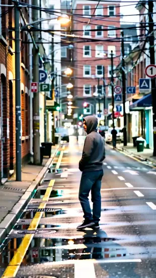 AI Video: Make a video of a 20 year old busty woman taking her clothes off then sitting...