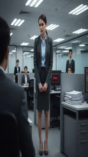 AI Video: He sighs softly, tilts head, furrows brow, looks down, slowly shakes head,...