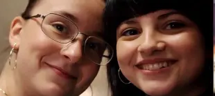 AI Video: girl in glasses says this is jackie  since we are on break she will be eating...