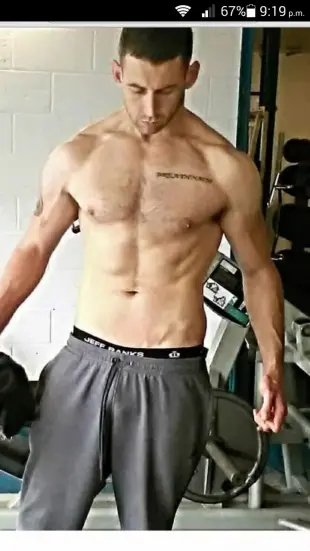 AI Video: Guy pulls down his pants and grabs his bugle through his underwear. Sexy cock...