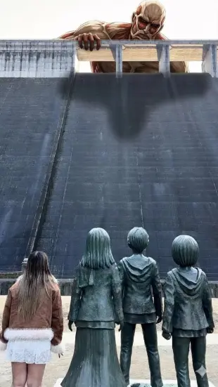 AI Video: Sinirira nv titan yung haligi pero hindi nya masira matigas masyado