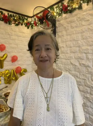 AI Video: Walking in the heaven waving with a happy face