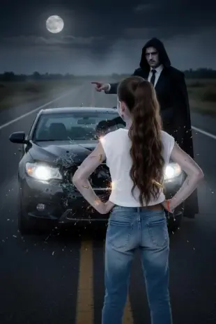 AI Video: Sharan vampira fantasmal  superfuerte indestructible invulnerable bellisima...