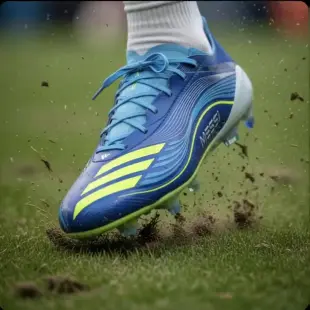 AI Video: Make a slow motion video of stamping on the ground