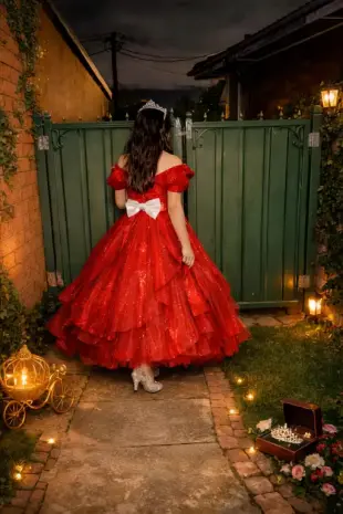 AI Video: Scene 1 – Beginning
You are standing quietly at the green gate at night like...