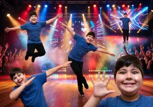 AI Video: Make him dance and change background