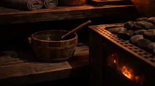 AI Video: The uploaded image is used as a background. The embers barely smoulder in the...