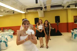 AI Video: high quality, clear, cinematic, have all the women remove all clothing to...