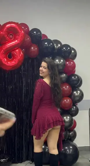 AI Video: takes off her panties and starts