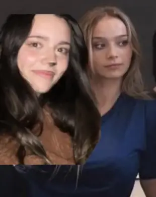 AI Video: Both girls staring and licking their lips as two big black African sweaty...