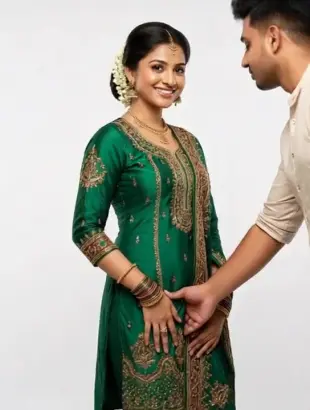 AI Video: he is touching her briefs