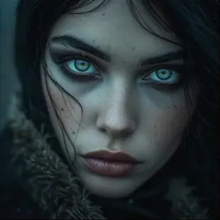 AI Video: a woman is looking around