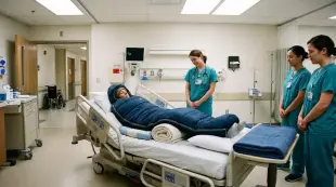 AI Video: your safety. In your hospital, you might have a bedside railing to lock in...