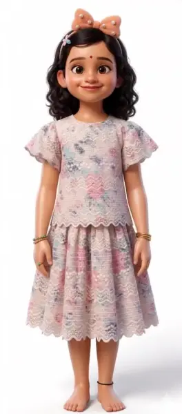 AI Video: Once there was a scholar called Pari who wanted to cross a river. She got...