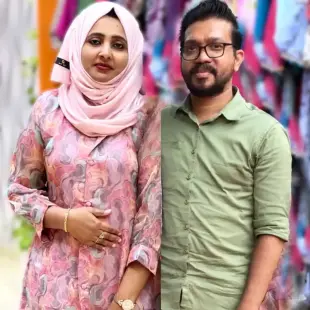 AI Video: man hugging helping dress changing hugging, without changing women original...