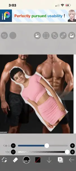 AI Video: Make the guy in pink be on his knees saying “ daddy I love you please love me...