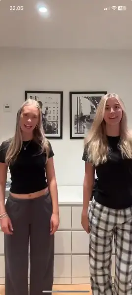 AI Video: they turns their back and pulls down their pants to show bare ass hole. Good...