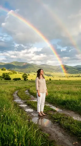 AI Video: রংধনুর রং মেলেছে