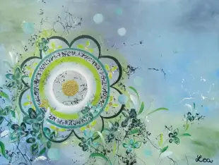 AI Video: Getle movement, light in the circle.