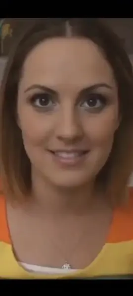 AI Video: She shows her left fist wiht a banana catched into fist and move up and down...