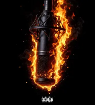 AI Video: Keep the microphone perfectly still and unchanged. Do not animate, move,...