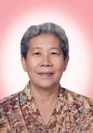 AI Video: She smiles very slightly at me.