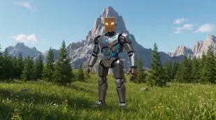 AI Video: Cinematic 16:9 video sequence based on the reference image; the...