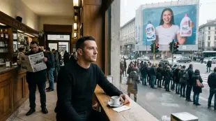 AI Video: La città era un movimento di automobili continuo, tra i rumori di clacson e...