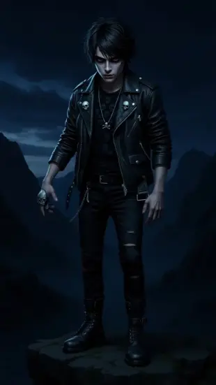 AI Video: Voice trembles, lips quiver, chin tucks downward. She takes a hesitant step...