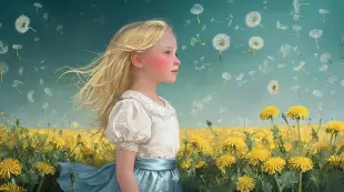 AI Video: the wind is blowing