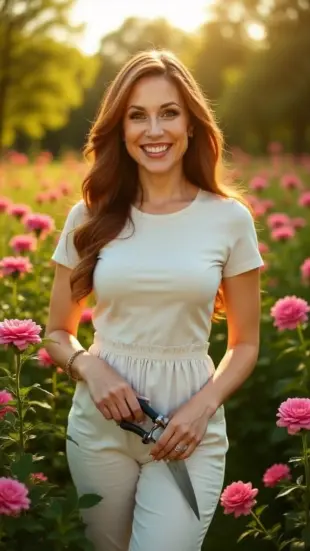 AI Video: He whistles low, lips pursing, then tilts his head with a playful smirk. He...