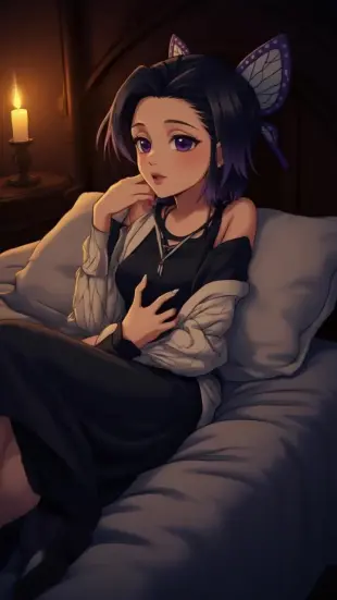 AI Video: bedroom eyes, slow head tilt, parted lips