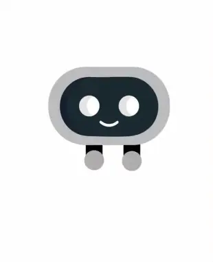AI Video: Create a smooth walking animation for this robot icon. Keep the original...