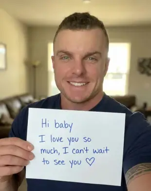 AI Video: Hi baby I love you so much, I can't wait to see you