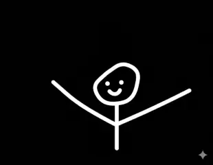 AI Video: "A long, slow-paced, and continuous 2D vector animation of the clean white...
