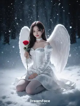 AI Video: Flaps her wings, launch in to sky and fly away.