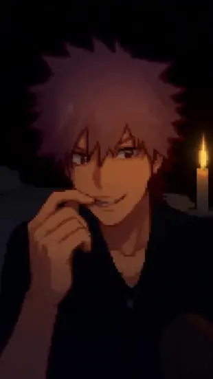 AI Video: intense piercing stare, unblinking, bedroom eyes, slow head tilt, seductive...