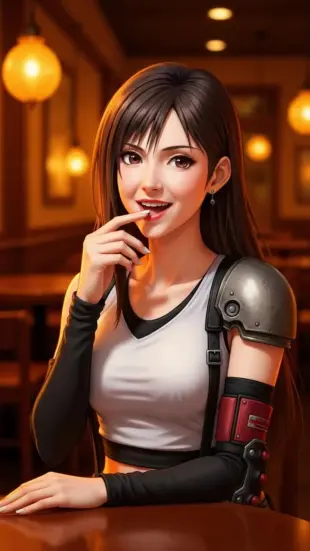 AI Video: blowing a kiss, hand near lips