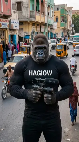 AI Video: He say "Waan idin salaamay waxaan ahay kaamiriste Haajiyow soodhowaada...