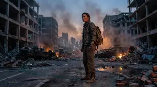 AI Video: Ultra photorealistic AAA cinematic realism, Hollywood blockbuster quality,...