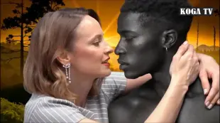 AI Video: The woman kisses the man extremely brutally