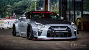 AI Video: Super car driving with smoke in the back