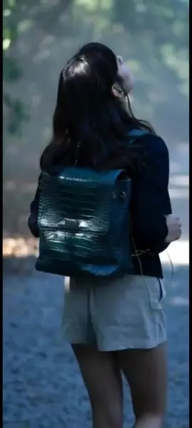 AI Video: Jenna Ortega  walking home through park hears footsteps behind her and...