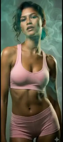 AI Video: Zendaya keeps dancing seductively with her chest bouncing nicely